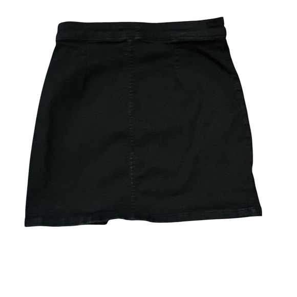 We The Free, Black Button-Front Women's Skirt, size 6 - Picture 2 of 4
